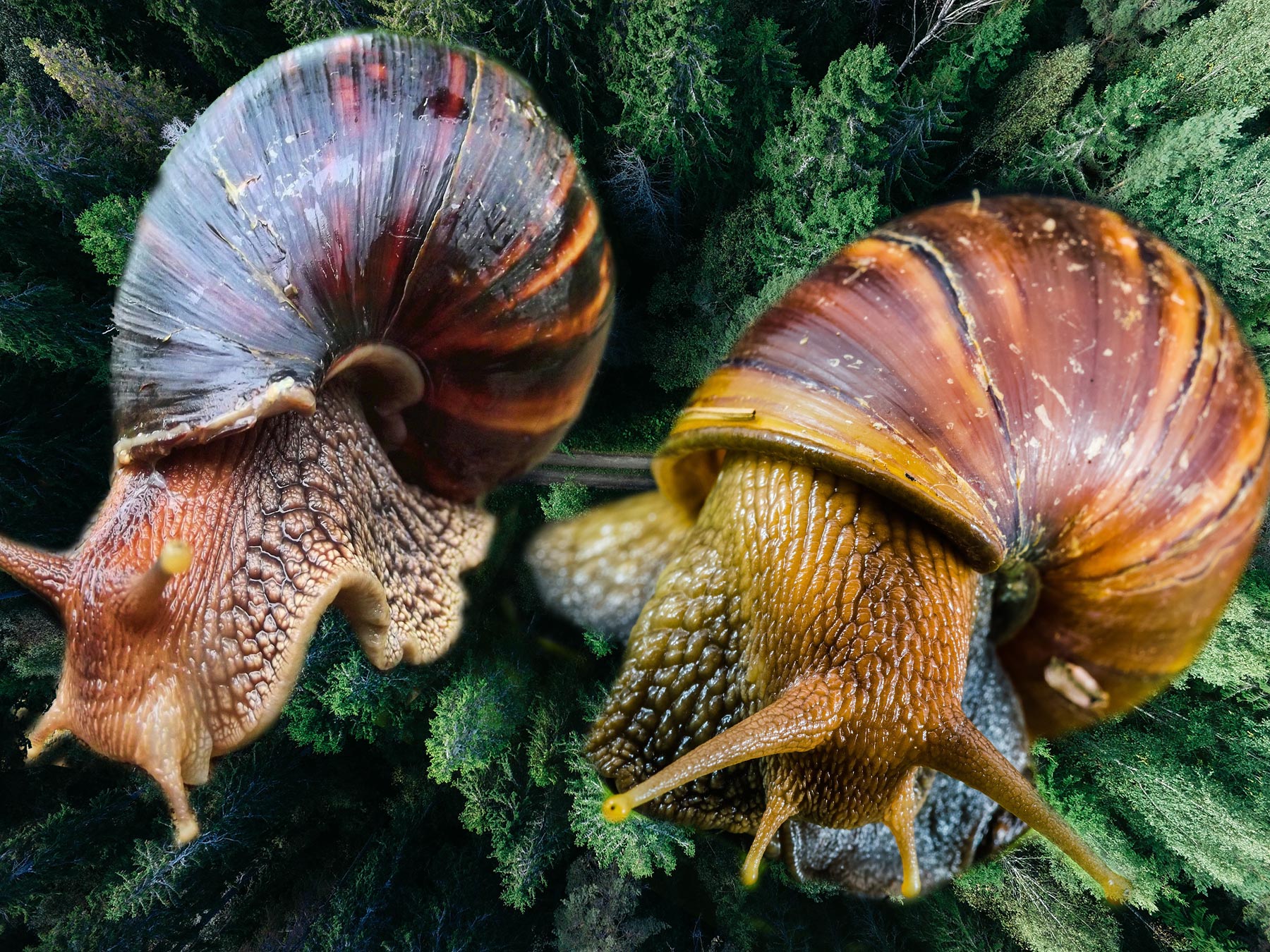 Snail Farming Business Plan- two big snail