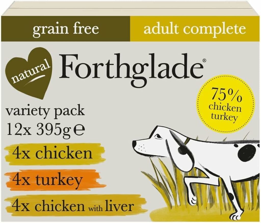 Forthglade Complete Natural Wet Dog Food - Grain Free & Vegetables Variety Pack