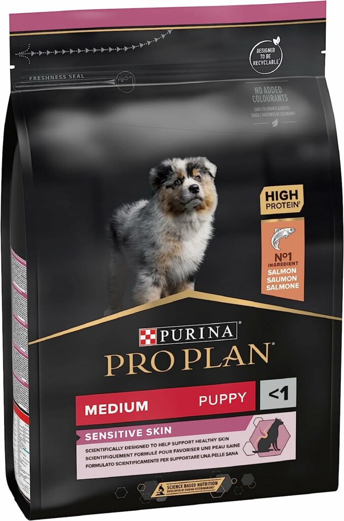 PRO PLAN® Medium Puppy Sensitive Skin Dry Dog Food with Salmon 