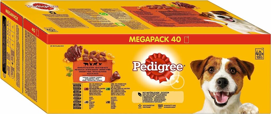 Pedigree Mixed Selection in Jelly 40 Pouches, Adult Wet Dog Food