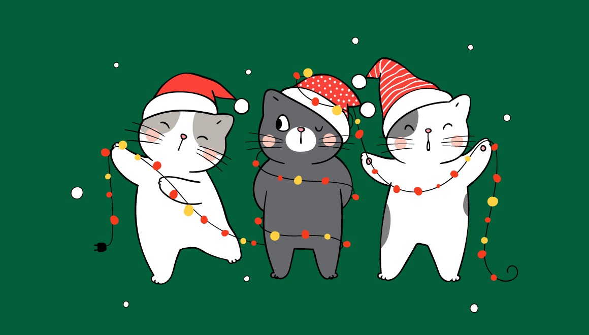 Christmas Cat Cartoon That Captures the Spirit in 2023
